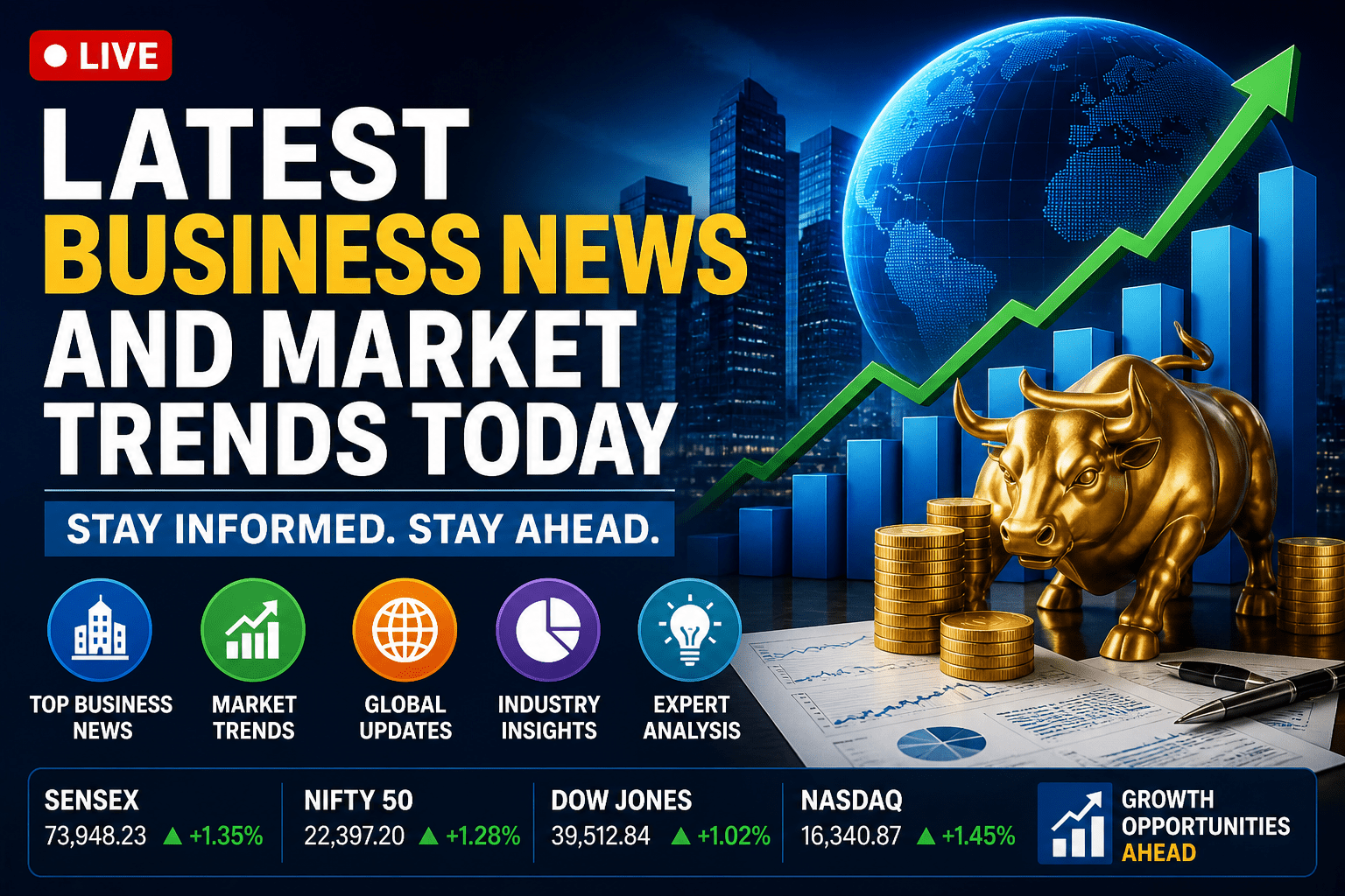 Latest Business News and Market Trends Today